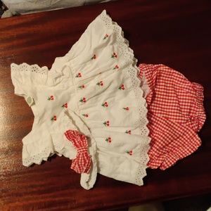 Cherry baby dress